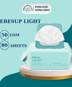 KHĂN ƯỚT BEBESUP LIGHT 80 TỜ
