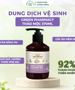 Dung Dịch Vệ Sinh Phụ Nữ Green Pharmacy Thảo Mộc Châu Âu 370ml Cân Bằng pH, Dịu Nhẹ Cho Da Nhạy Cảm