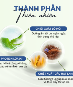 SRM Green Pharmacy với chiết xuất lô hội và dầu hạt lanh