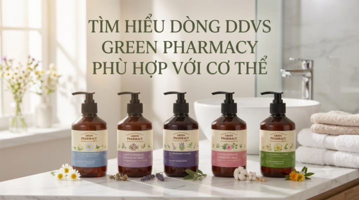 phân biệt 5 loại dung dịch vệ sinh green pharmacy