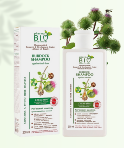 Dầu gội Pharma BIO LABORATORY ngưu bàng 200ml - giúp giảm rụng tóc và kích thích mọc tóc